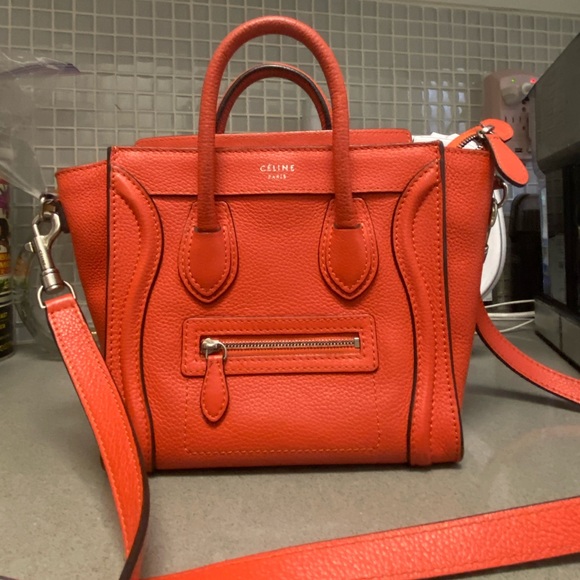 Celine Luggage Nano Authentic in Drummed Calfskin - Picture 9 of 9